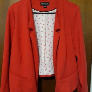 Red blazer